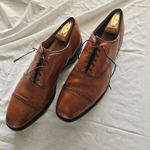 Size 14 Allen Edmonds Men's Brown Leather Oxford Shoes